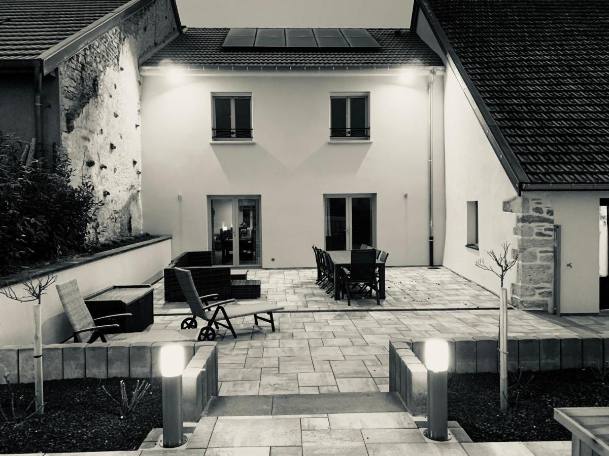 Chez La Rose Luxueuse Cottage Avec Jacuzzi Rouvres-la-Chétive Esterno foto
